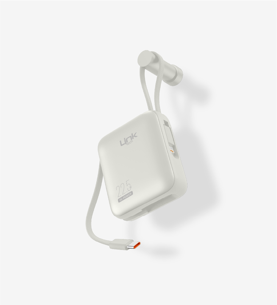 PD22 10000 mAh 22.5W Fast Charging Power Bank with 2 built-in Cables