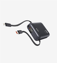 PD22 10000 mAh 22.5W Fast Charging Power Bank with 2 built-in Cables
