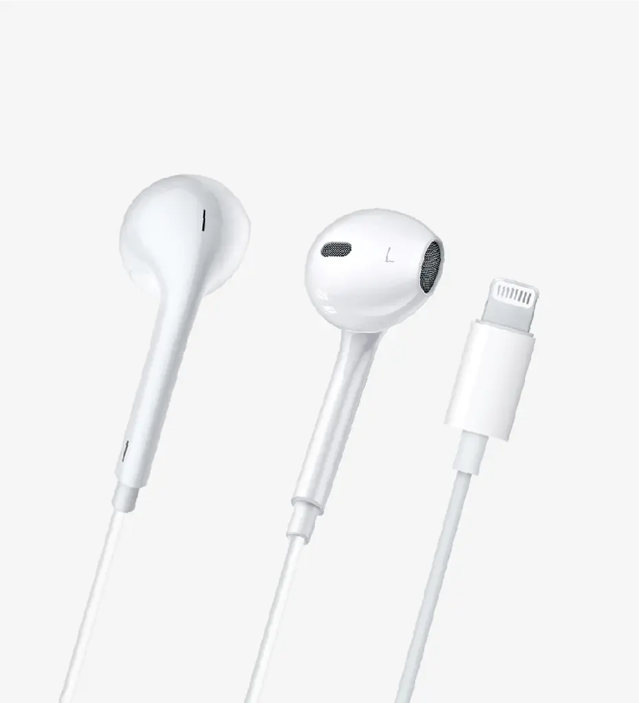 [LHF-H307] H307 Mikrofonlu Earpod Lightning Kablolu Kulaklık.webp