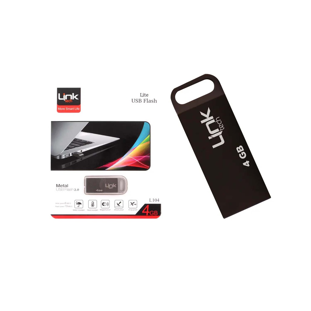 LinkTech 8mb/s 4GB USB Lite Metal Flash