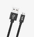 K542 Safe & Fast 30cm Braided Metal Head Micro USB Charging Cable