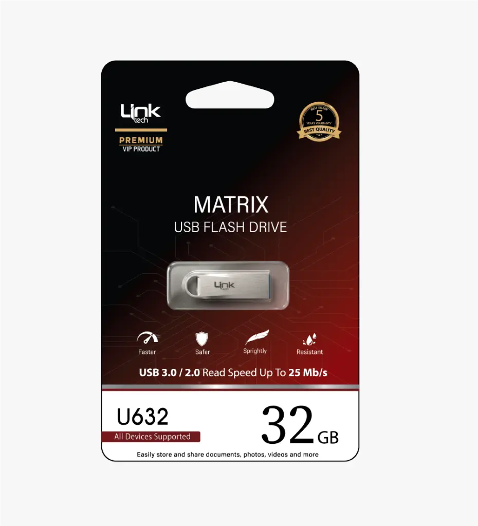 LinkTech MATRIX Premium Metal 25mb/s USB Flash Package