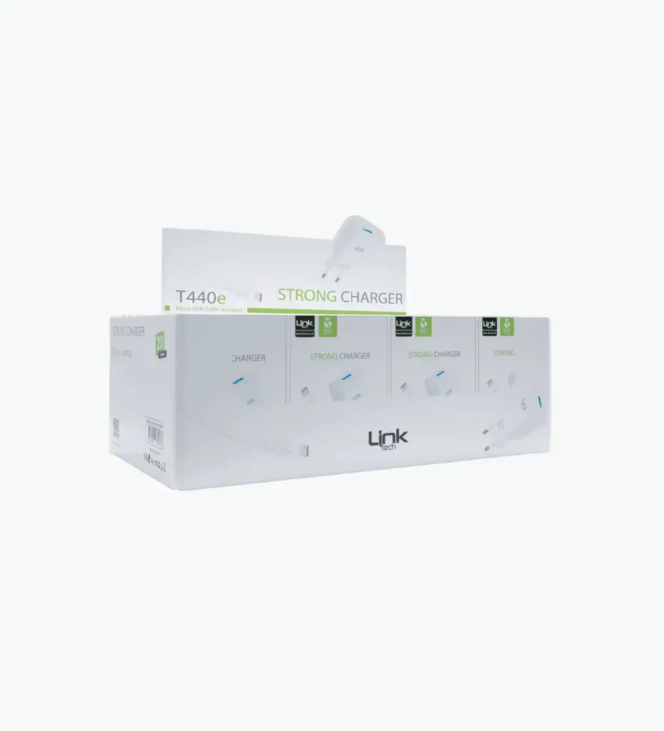 T440e Strong ECOLINKTECH Friendly Charger 2.1A With Micro Cable Package