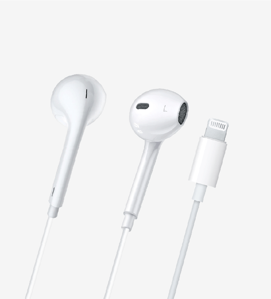 H307 in-Ear Lightning Wired Earpods with Microphone