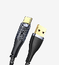 K671 Transparent 130cm 3A USB-A → Type-C Data Cable