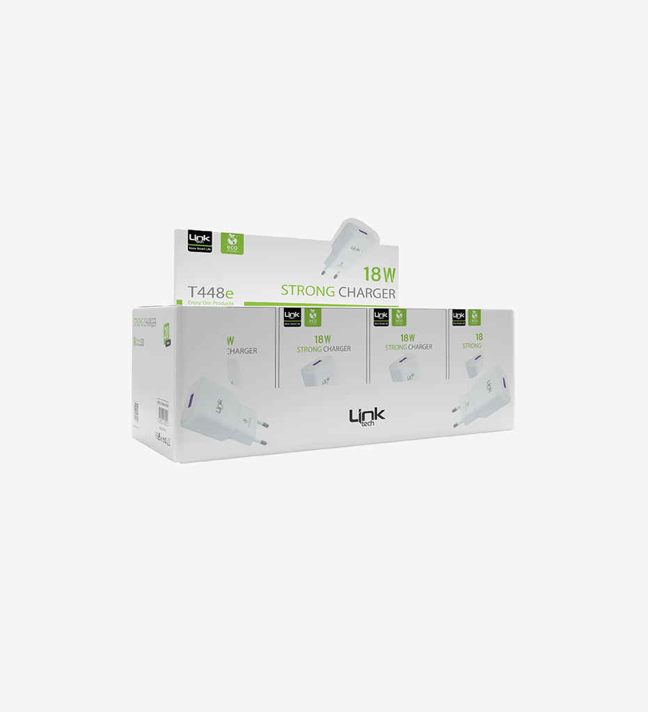 T448e Strong ECO Friendly 18W Fast Charger (20 PCS)