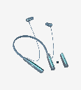  H999 Neckband Silicone Bluetooth Headset- 90 Hours 420mah+420mah