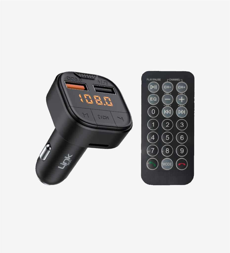GR15 Premium Quick Charge 3.0 Kumandalı FM Transmitter