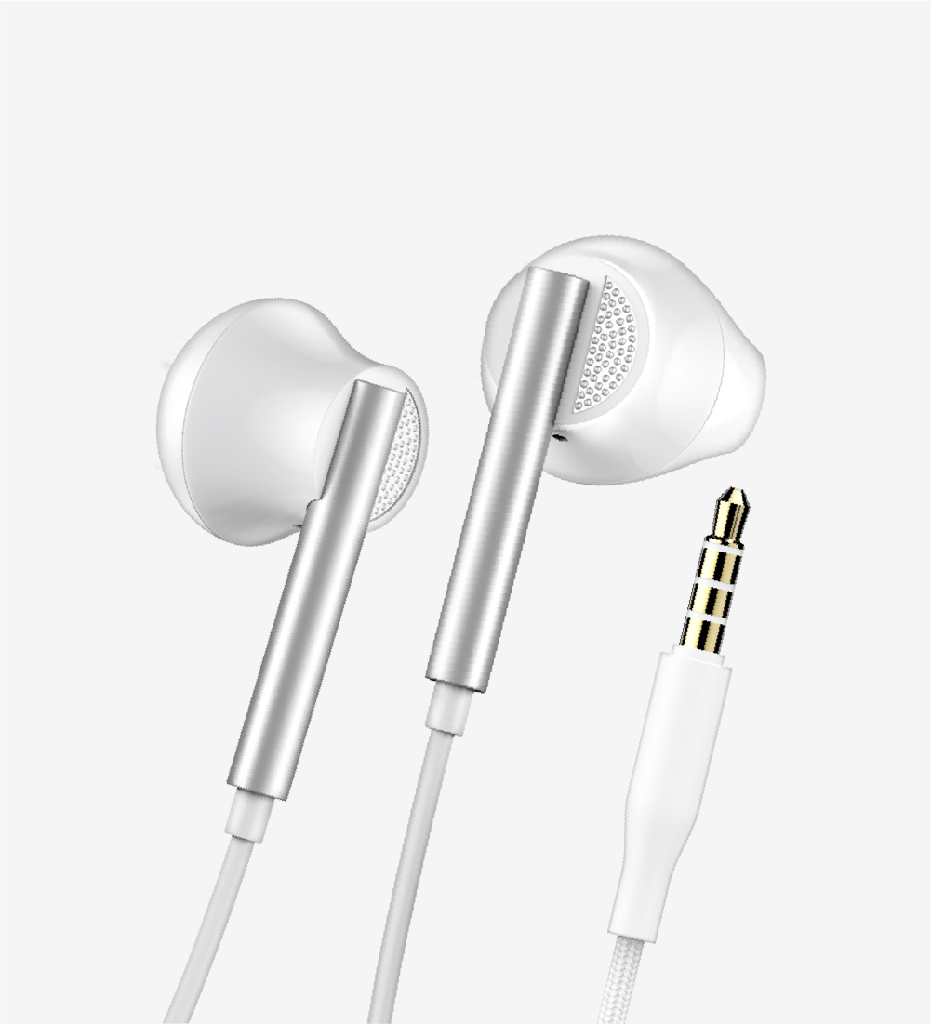 H64 with Microphone High Bass in-Ear Cable Earphone