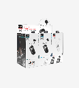 V81 Makaralı Led Göstergeli Titreşimli Bluetooth Kulaklık 12'li Paket
