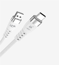 K654 Premium Super Charge 1m 6A 120W Braided Metal Head USB Type-C Charging Cable