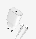 C307 Safe USB-C to USB-C Kablolu 20W Hızlı Şarj Cihazı