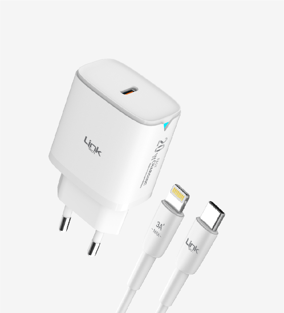 C308 Safe Type-C Lightning Cable 20W Fast Charger