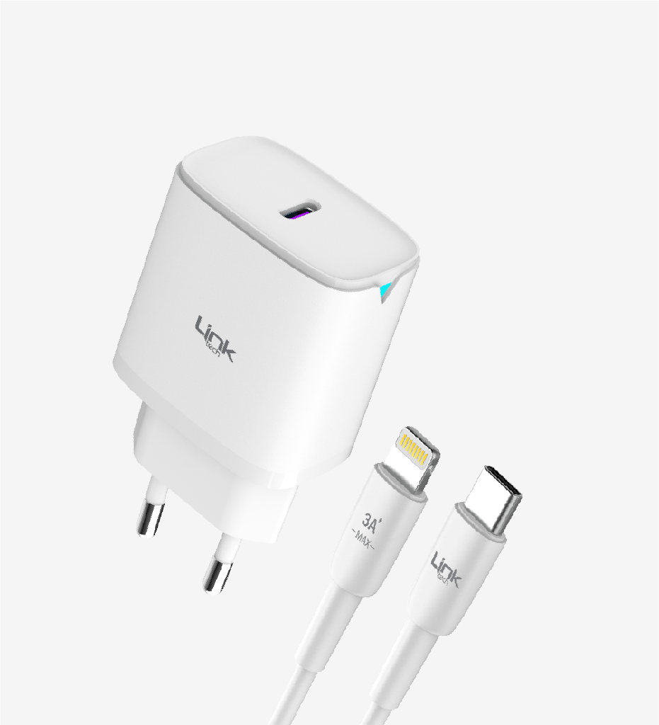 C313 Safe Tip-C Lightning Kablolu 30W Hızlı Şarj Aleti