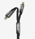 K475 Mecha Stil 120cm 65W+20W USB-C → Type-C + Lightning PD Hızlı Şarj Y-Kablosu