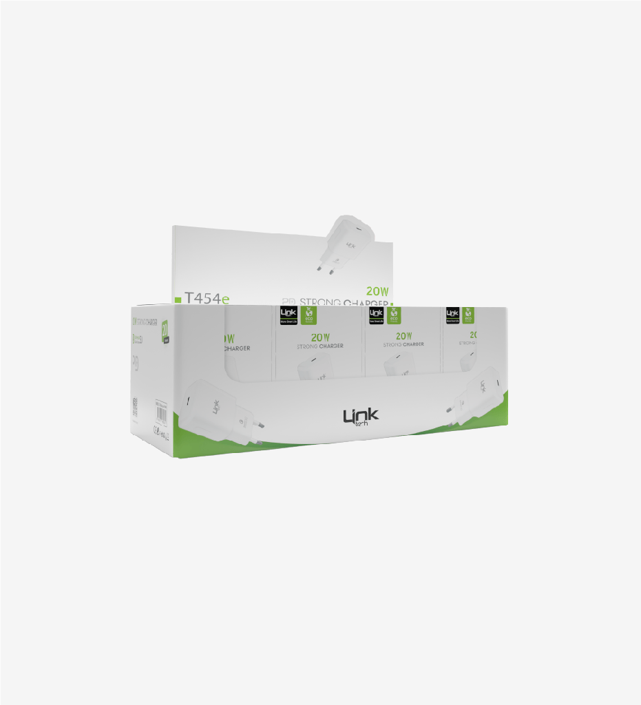 T454e Strong ECO Friendly 20W Charger (20 Pieces)
