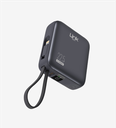 PD22 Premium 10000 mAh 22.5W Fast Charging Power Bank with 2 built-in Cables
