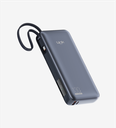 P131 Premium 130W Dijital Ekranlı Dahili Type-C Kablolu 20000 mAh Powerbank