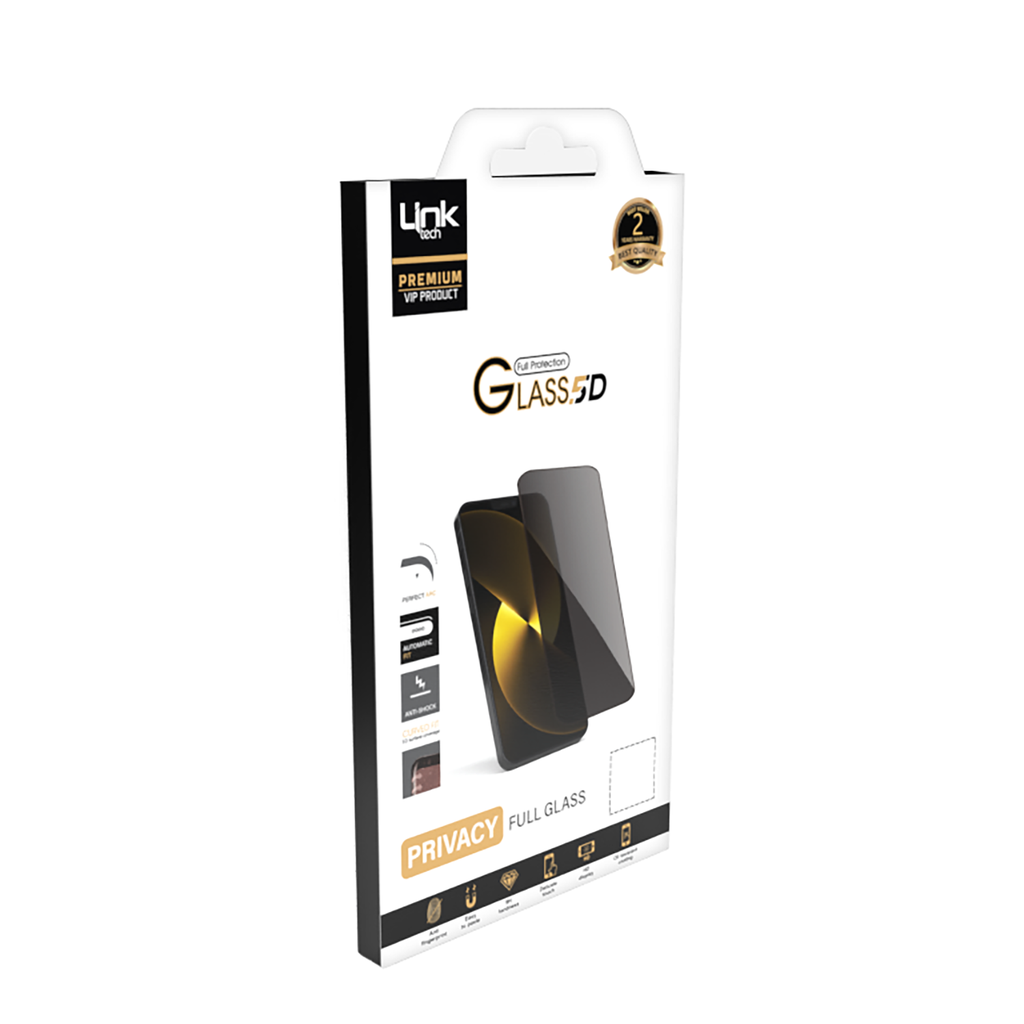 Premium Privacy 5D Glass Screen Protector For iPhone 17 PRO MAX 