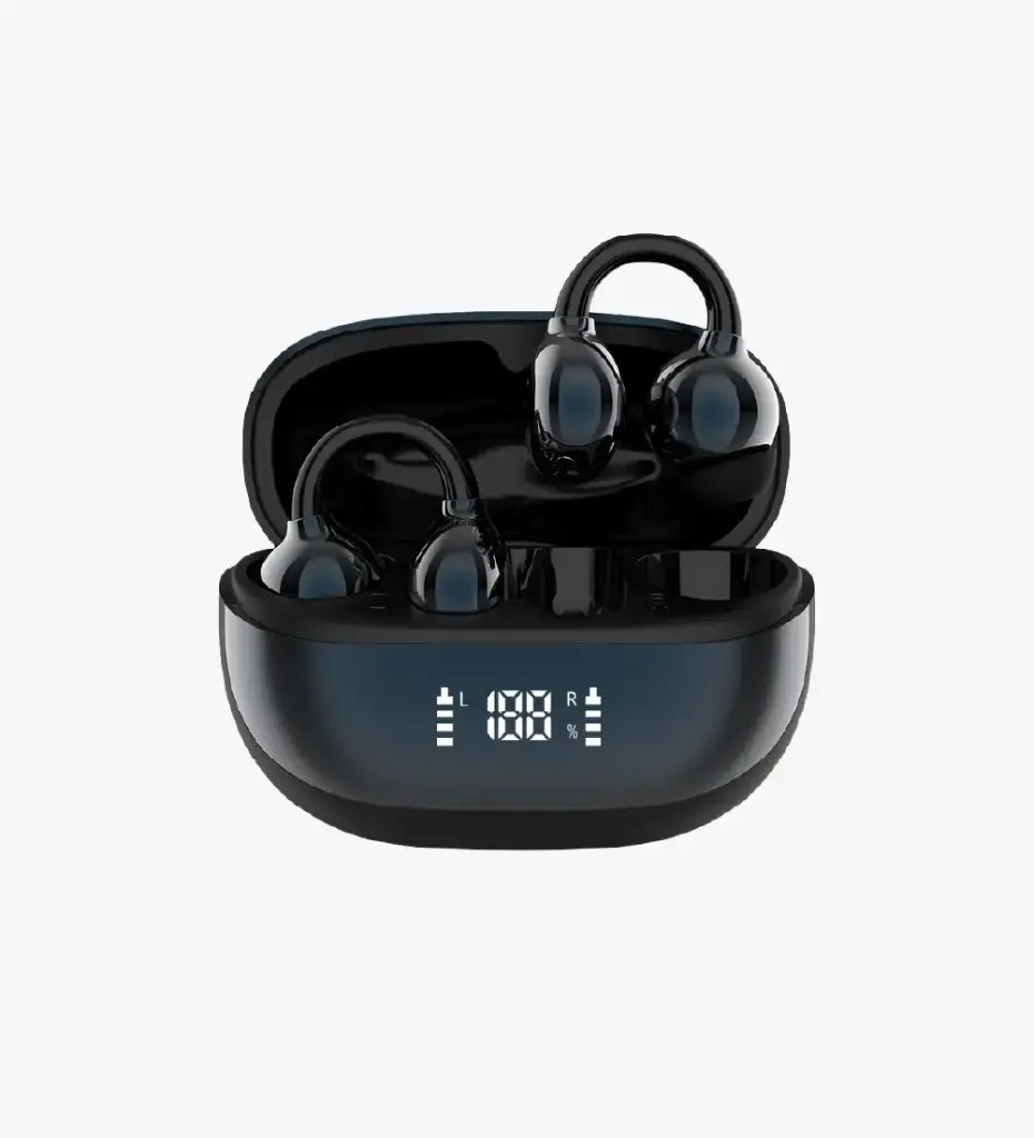S155 Open‑Ear Clip‑On Wireless Earbuds
