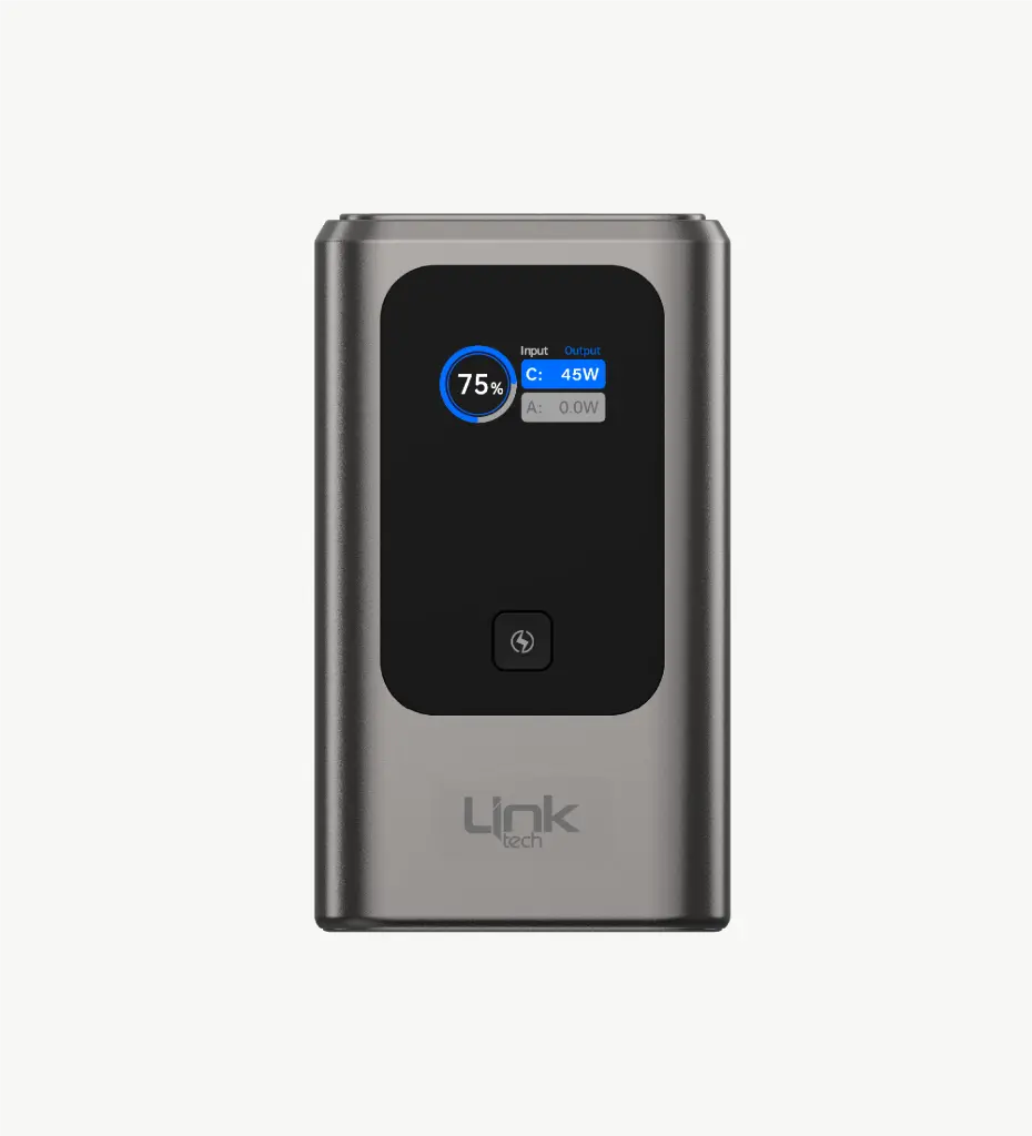 PD37 Premium Mini Dijital Ekranlı 10000 mAh 45W Hızlı Şarj Powerbak