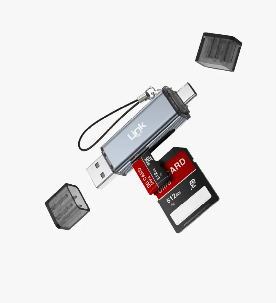 A207 USB-A / USB-C 2 in 1 Card Reader