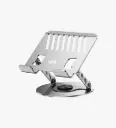 H724 Metal 360° Rotatable Laptop and Tablet Foldable Stand