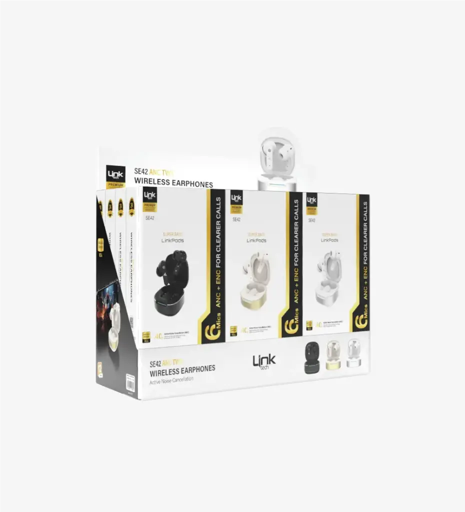 SE42 Premium TWS ANC Wireless Earphones  (12 Pieces)