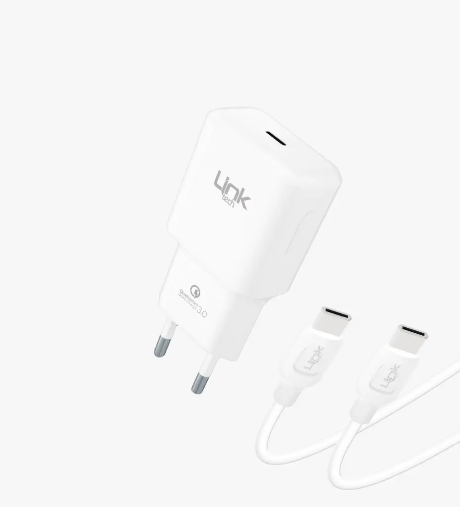 T465e Strong 20W ECO Friendly Charger With 60W Type-C Type-C Cable