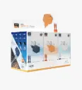 G824 Safe Type-C–Lightning Kablolu 30W GaN Hızlı Şarj Adaptörü (12'li Paket)