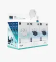 G866 Safe Type-C Kablolu 60W GaN AVS Hızlı Şarj Adaptörü (12'li Paket)