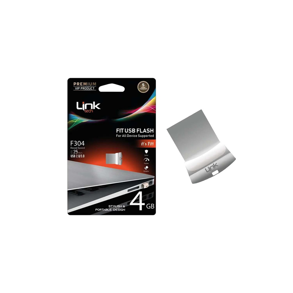 F304 Premium Fit Metal 25mb/s 4GB USB Flash