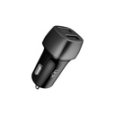 C490 Safe Carbon look 12W Car Charger