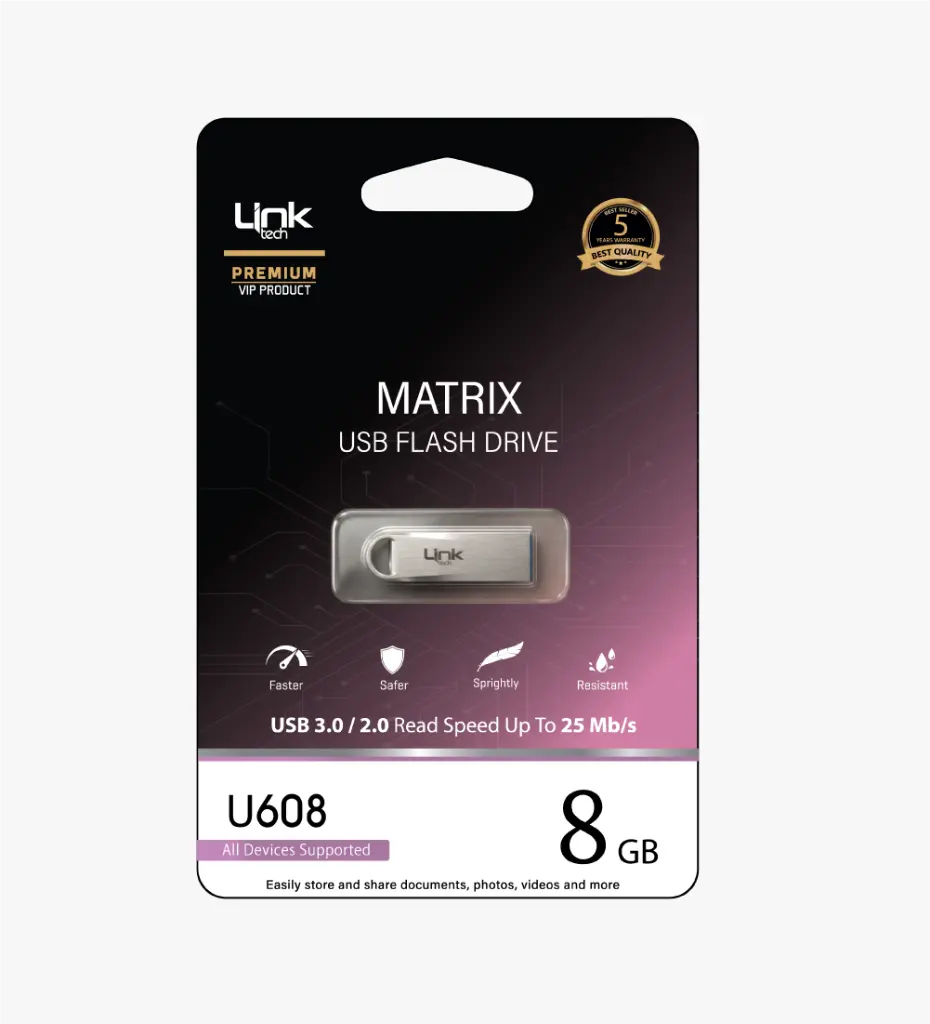 LinkTech MATRIX Premium Metal 25mb/s USB Flash Package