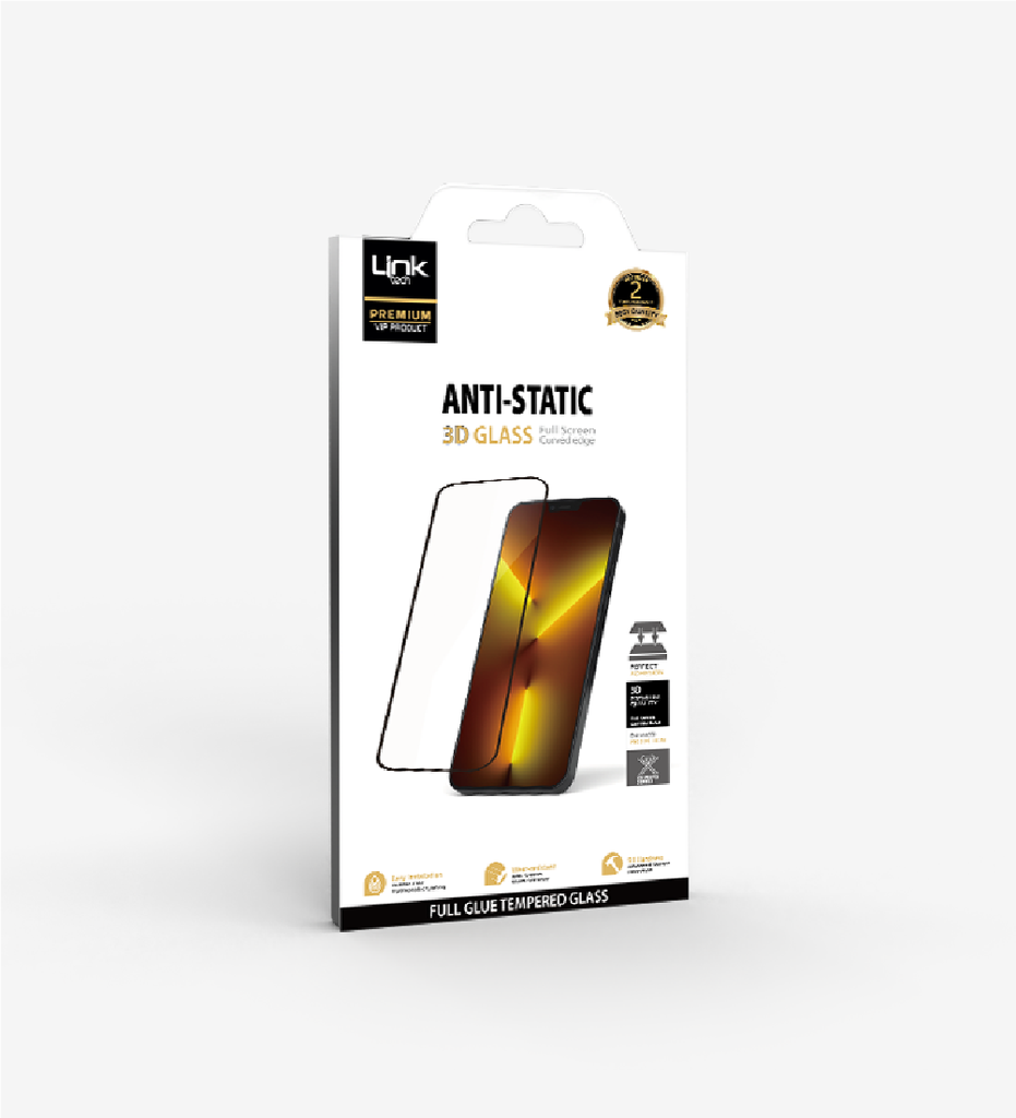 iPhone 13 Premium 3D High Quality Kırılmaz Ekran Koruyucu Cam