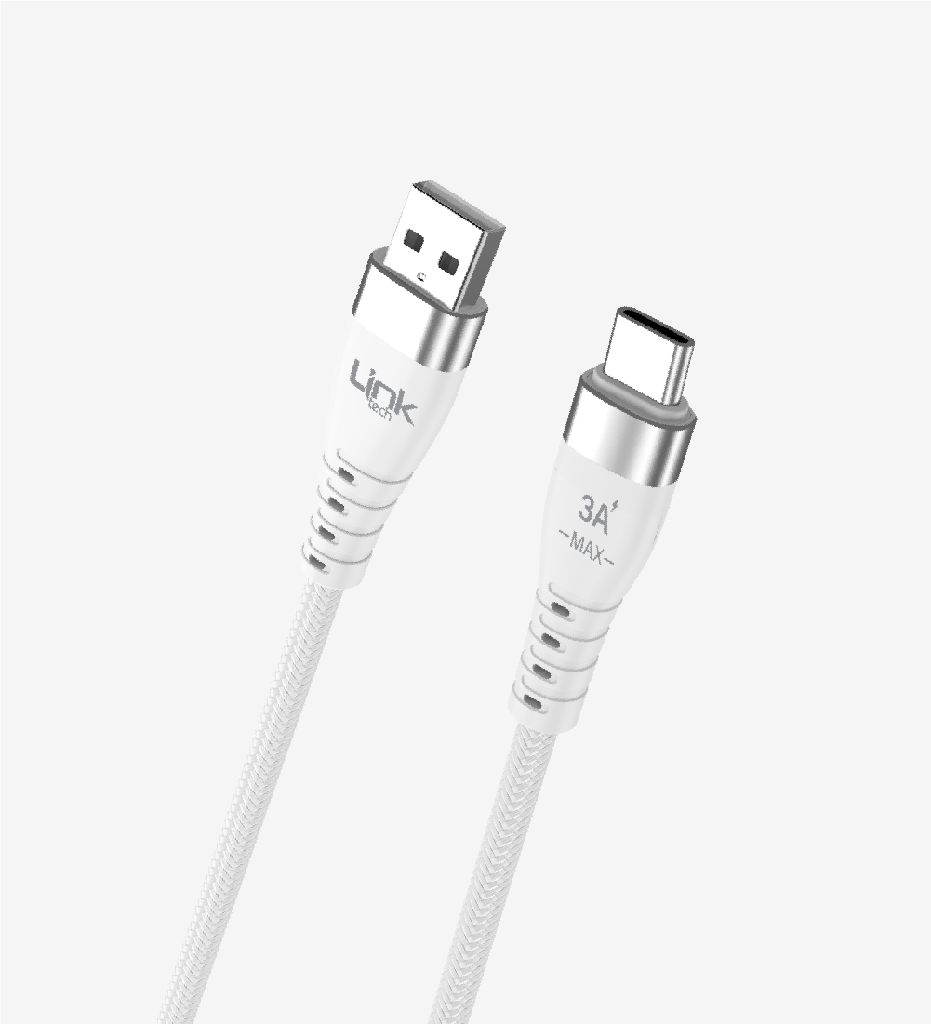 K652 Premium PD 100cm 6A Braided Metal Head USB-A Type-C Super Charging Cable