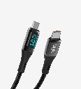K680 PD 100W Type-C Type-C Zinc Head Data Cable with Digital Display