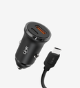 C486 ECO Friendly Dual PD 20W Car Charger With USB-C Cable