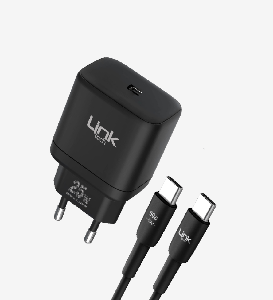 C212 Safe 25W Type-C Cable Fast Charger