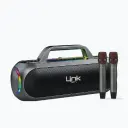 M420 Premium Extra Bass Bluetooth Speaker with Two Wireless Microphone