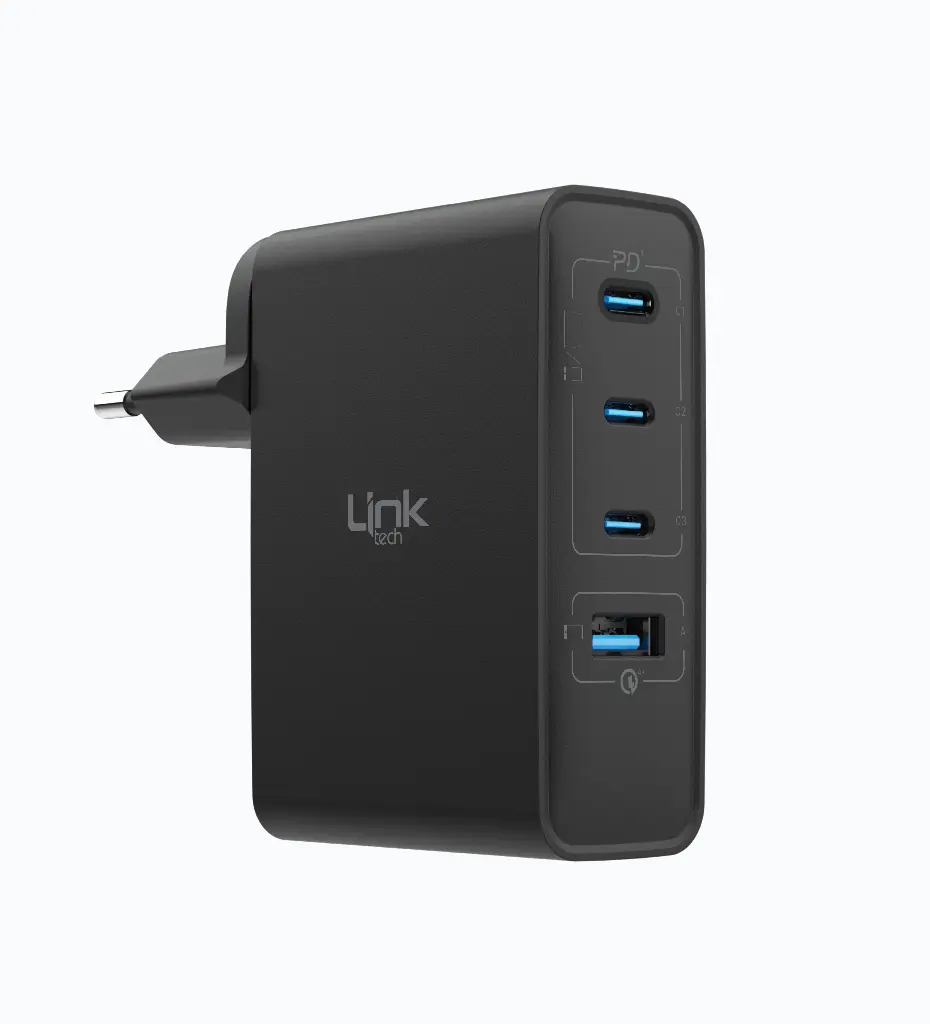 G861 Premium 4'lü Çıkış 100W Süper SI GaN Şarj Adaptörü