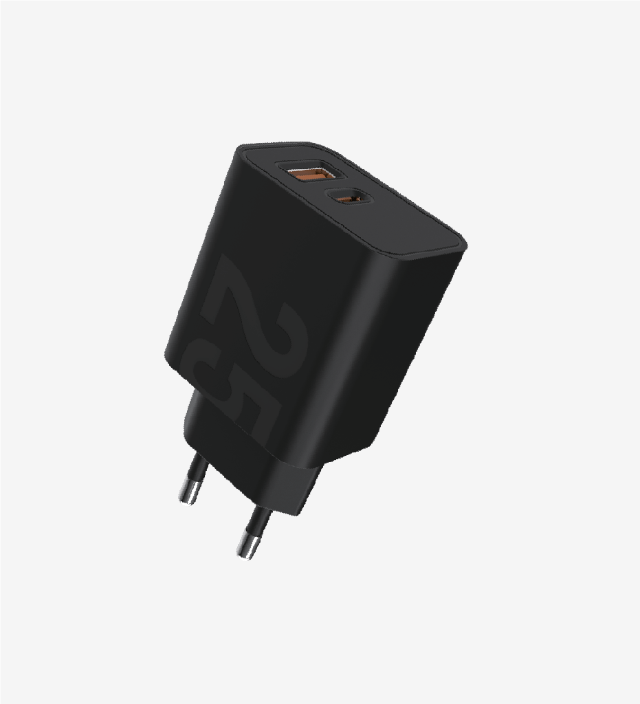 T460e Strong Çevre Dostu PD Dual Port 25W Yüksek Hızlı Şarj Başlığı