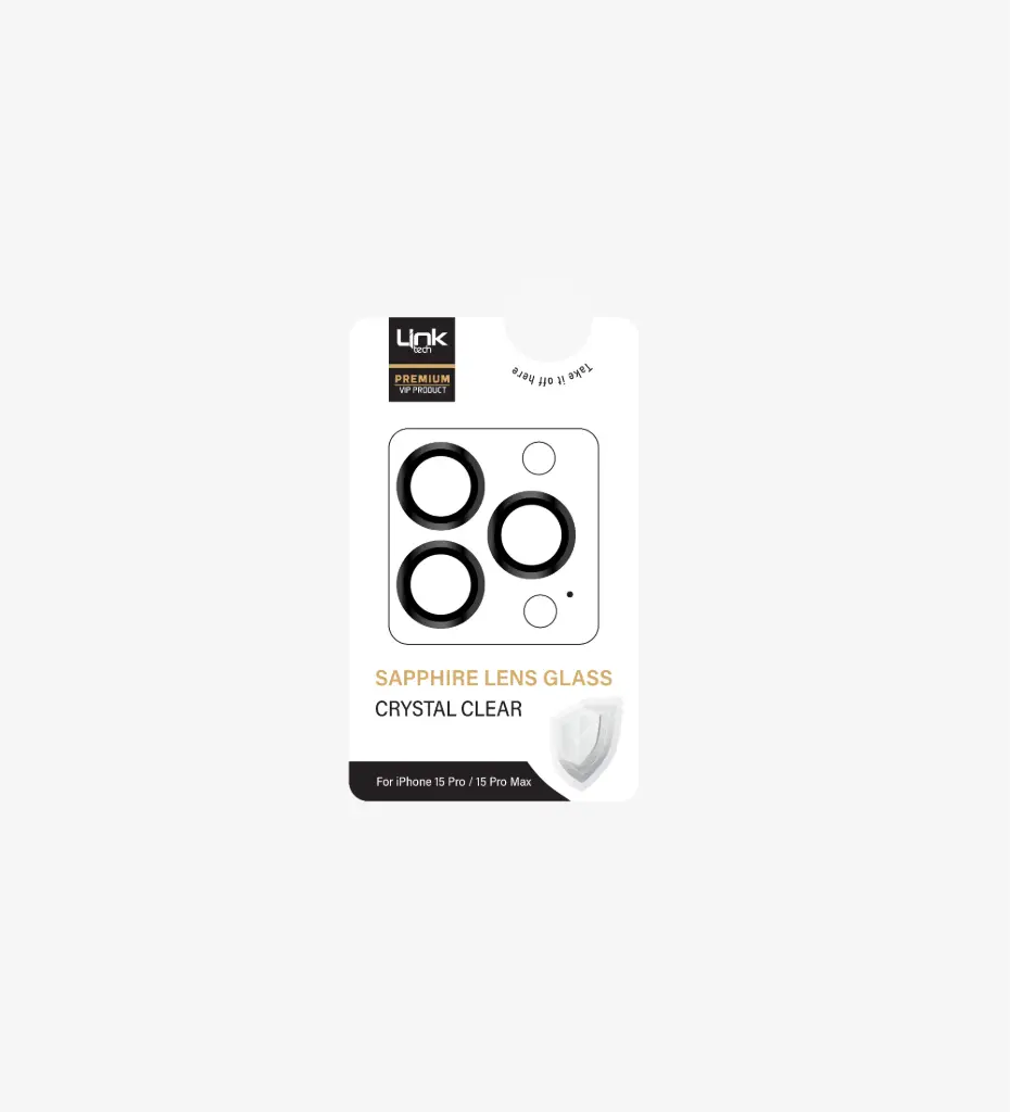Sapphire Glass Lens Protector for iPhone 15 Pro / 15 Pro Max