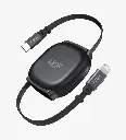 KN02 Fast 30W Type-C to Lightning Magnetic Retractable Cable