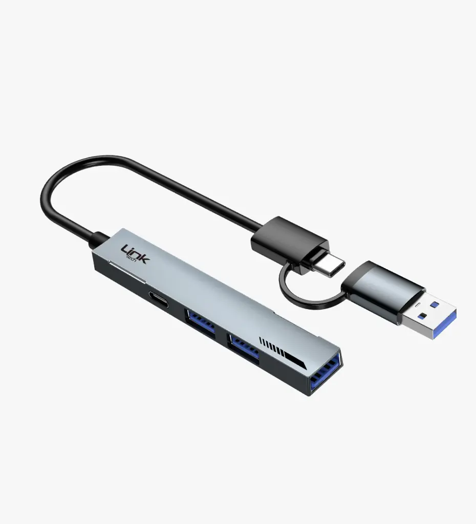 A210 4'ü 1 Arada USB-A, Type-C Hub Çoklayıcı