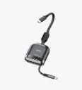 KN03 One-Pull Fast 240W Magnetic Type-C to Type-C Retractable Cable