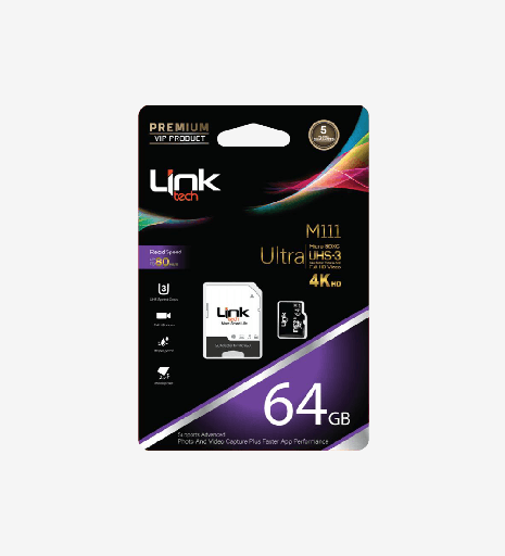 [LMC-M111/64GB] M111 Premium Micro SD Ultra 64 GB Hafıza Kartı