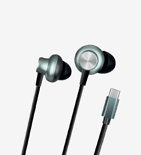 H525 Premium Süper Bas Kulak İçi Type-C Kablolu Kulaklık